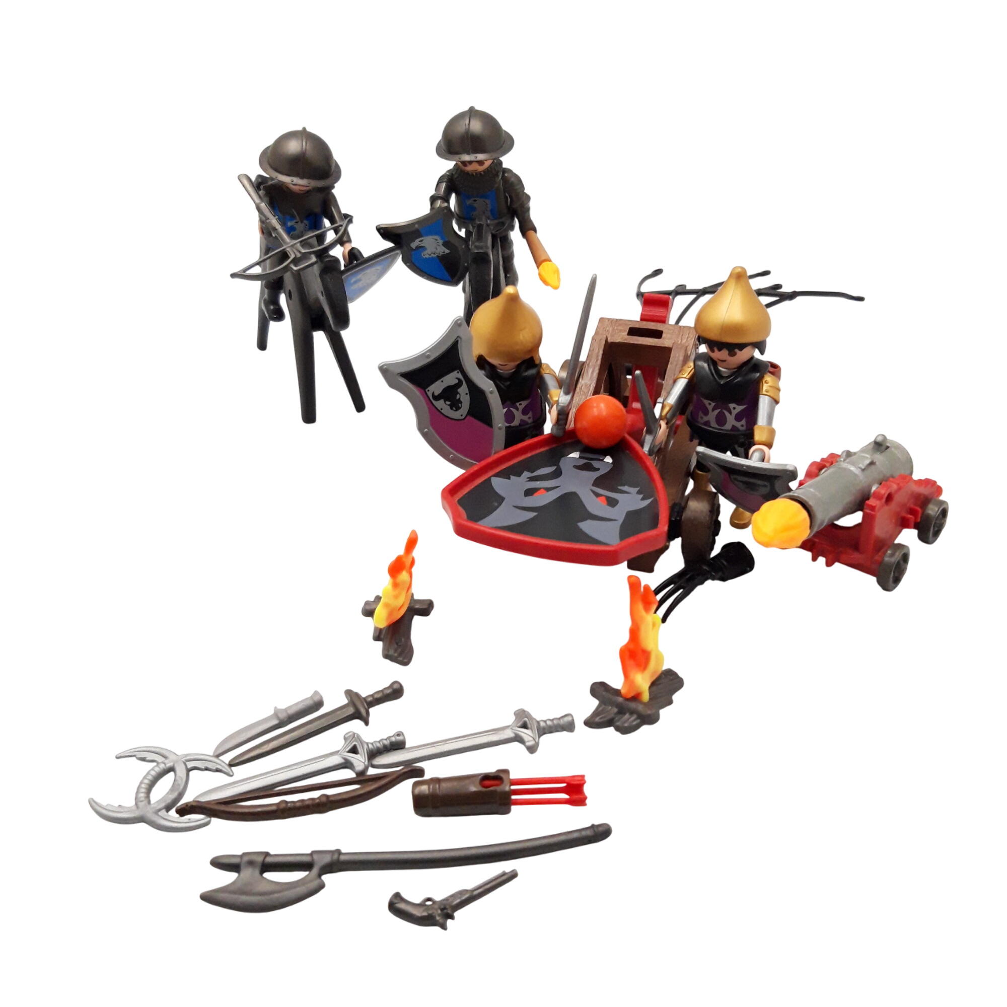 Acheter Playmobil 'Duel de chevaliers' + accessoires Bon état - 15,00 € Playmobil 'Duel de chevaliers' + accessoires Bon état - reconditionné disponible sur Label Emmaüs
